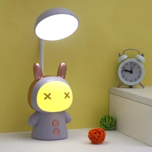 Portable Cute Desk Lamp Usb Rechargeable Dimmable Study Table Lamp Bedside Led Night Light for Reading Work Kids Birthday Gift - Image 3