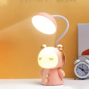 Portable Cute Desk Lamp Usb Rechargeable Dimmable Study Table Lamp Bedside Led Night Light for Reading Work Kids Birthday Gift - Image 5