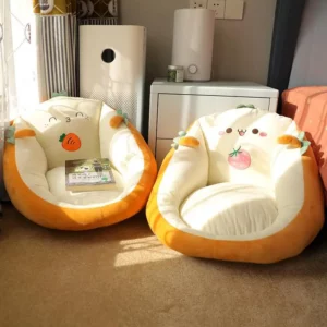 Cute Cushion Cartoon Soft and Comfortable Thick Dormitory Office Bedroom Tatami Mat Non Slip Cushion Integrated Pillow Cushion - Image 3