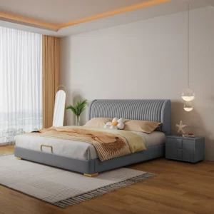 BIXONWOOD Storage Bed Wood Bed Frame Design Bedroom Furniture Wooden Luxury King Size - Image 3
