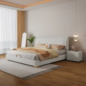 BIXONWOOD Storage Bed Wood Bed Frame Design Bedroom Furniture Wooden Luxury King Size - Image 6