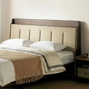 Wooden Headboard Bed Full Size Double Luxury Bedroom Twin Bed Frame Queen Size Platform Letto Matrimoniale Home Furniture - Image 5