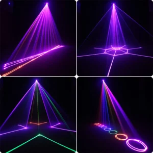 DM500 Animation RGB Laser Beam Lines Stage Disco Light DJ Party Pattern Projector Scans DMX Dance Bar Christmas Show G21 - Image 3