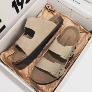 Soft Soled Cork Sandals Slippers Summer Beach Shoes Women Shoes Retro Slippers Fashion Design Men's Shoes Flip Flops Slippers - Image 2