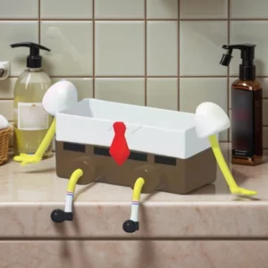 1PC Creative Drainage Rack Home Kitchen Sink Shelf Dishwashing Brush Wipe Sink Wall Mounted Drainage Basket - Image 3