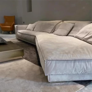 Designer Faux Fabric Sofas Compression Nordic Living Room Chaise Sofas Lounges Recliner Woonkamerbanken Couch Furniture - Image 4