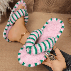 Slippers Winter Shoes for Woman Home Slippers New Fashion Slippers Shoes Flat Heel Flip Flops Plus Size 42 43 - Image 6