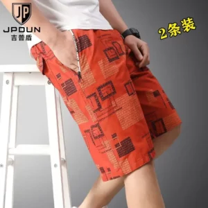 Men Beach Shorts Pure Cotton Loose Casual Summer - Image 4