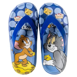 Children'S Flip Flops Summer Cat And Mouse Catching Slippers Indoor Children'S Anti Slip Beach Shoes Children'S Clip On Sandals - Image 6