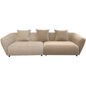 Outdoor Floor Living Room Sofas Curved Garden Lounge Minimalist Sofas Relaxing Hallway Cheap Luxury Wood Divano Home Furniture - Image 5