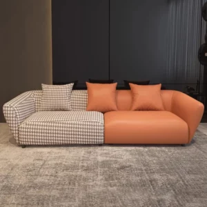 Outdoor Floor Living Room Sofas Curved Garden Lounge Minimalist Sofas Relaxing Hallway Cheap Luxury Wood Divano Home Furniture - Image 6