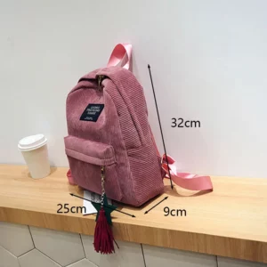 New Casual Women's Backpack, University School Travel Bag, Harajuku Travel Shoulder Bag, Teenage Girls - Image 3