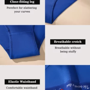 4Pcs Women's Panties Sexy Women Comfortable Briefs Soft Panty Cotton Female Underwear Low-Rise Ladies Underpants XS-XL - Image 3