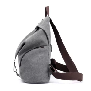 Fashion Canvas Female Backpack Multifuction Casual Backpack For Teenager Girls 2024 New Summer Women Large Capacity Shoulder Bag - Image 3