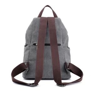 Fashion Canvas Female Backpack Multifuction Casual Backpack For Teenager Girls 2024 New Summer Women Large Capacity Shoulder Bag - Image 4