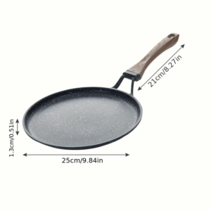 Household non-stick skillet, cake pastry special frying pan, egg breakfast pan flapjack pancake pan, suitable for all stoves - Image 6