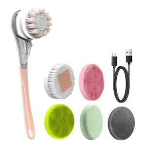Valentines day gifts Electric Bath BrushLazy Back ScrubBath Scrubbing BrushAutomatic Back ScrubBath Brush with Long Handle - Image 5
