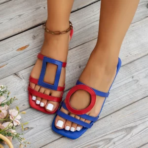 Women Flat Slippers Summer New Outdoor Shoes Non-slip Casual Slippers Women Plus Size Fashion Luxury Sandals Home Slides Women - Image 6