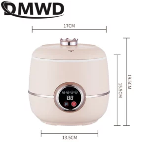DMWD Mini Rice Cooker Automatic Household Kitchen Smart Electric Cooking machine 1-2 People Food Warmer Steamer 1.6L Rice Cooker - Image 6