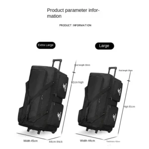 Oxford Cloth Oversized Suitcase for School Shoulder Bag Business Trip Handbag Retractable and foldable Luggage Travel Essentials - Image 6
