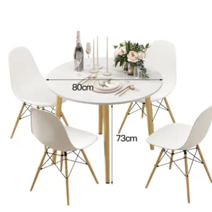 Light Luxury Household Small Round Table Minimalist Meeting Business Negotiation Leisure Office Reception and Negotiation - Image 6