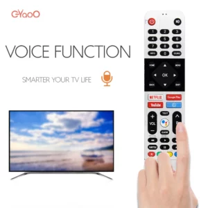 HS-8902 Voice Remoto Control Smart TV Remote For Skyworth Kogan KALED32QH9000SKA With Microphone Netflix Youtube Button - Image 2