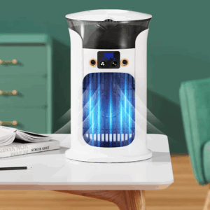 Desktop Mini Air Conditioner Portable USB Air Cooler Fan For Home Room Camping Humidifier Cooling Fans 7 Color Night Lamp 선풍기 - Image 4
