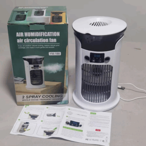 Desktop Mini Air Conditioner Portable USB Air Cooler Fan For Home Room Camping Humidifier Cooling Fans 7 Color Night Lamp 선풍기 - Image 5