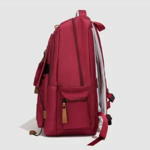 Japanese Casual Men Women Couple Backpack College Student Schoolbag Laptop Rucksack Large Capacity Waterproof Durable Travel Bag - Image 3