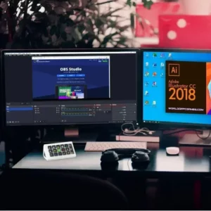 Visual Stream Deck Keyboard Lcd Button 15 Keys Live Content Creation Controller Custom Button For Windows/macos/android/ios Gift - Image 4