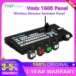 ♠ TYST Video Vmix 1600 TY-1600HD Panel Wireless Director Switcher, PTZ Control Tally Light for Live Streaming Broadcast - Image 2