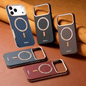For Magsafe Magnetic Wireless Charging Phone Case For iPhone 17 Pro Max Air TPU Adhesive Triangle Pattern Shockproof Back Cover - Image 4
