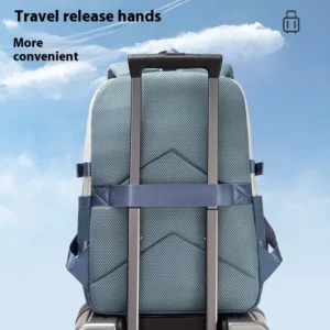 Junior high school backpack, high school student spine protection, reduced burden, waterproof and wear-resistant backpack, women - Image 5