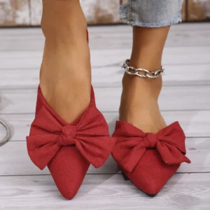 Women Baotou Slippers Summer New Pointed Toe Slippers Casual Shallow Flat Shoes Wear-resistant Non-slip Sandals Slides Women - Image 2