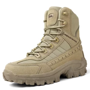 Men's Desert Combat Boots Outdoor Non-slip Tactical Boots Hiking Desert Ankle Hunting Shoes Work Safty Men Boots Botines Zapatos - Image 3