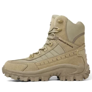 Men's Desert Combat Boots Outdoor Non-slip Tactical Boots Hiking Desert Ankle Hunting Shoes Work Safty Men Boots Botines Zapatos - Image 4