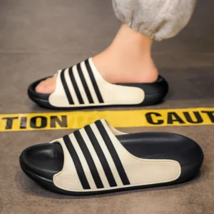 Quality Men's Slippers Fashion Men Slippers Soft Comfortable Men's Sandals Non-slip Wear-resistant Men's Flip Flops New 슬리퍼 남성 - Image 1