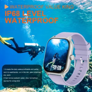 LAXASFIT 2025 New Smart Watch 2.01” Inch HD Screen Bluetooth Talk Pedometer IP68 Waterproof 123 Sport Modes Man Woman Watch Gift - Image 5