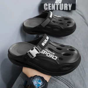 A Pair of Men's New Clogs, Summer New Wear-Resistant, Non-Slip Sports Beach Shoes, Soft-Soled Comfortable Men's Shoes for Driving - Image 4