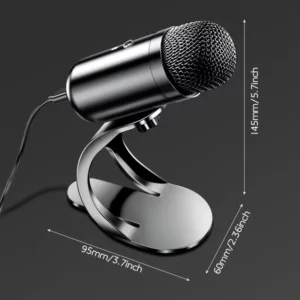 Professional Wired Condenser conference Microphone gooseneck desktop High voice quality Mic Computer Gaming USB Microphone - Image 6