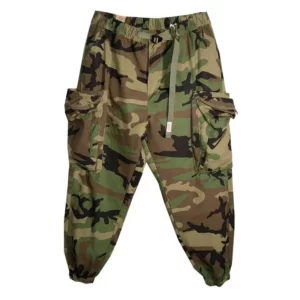 Camouflage Cargo Pants For Men 2024 Korean style Casual Tightened Nine-point Pants Men's Trendy Multiple pockets Harem Pants - Image 5