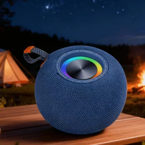 OEM P PRO1 Portable Round Bluetooth Speaker Mini Outdoor Hiking Backpack Wireless Subwoofer with TF USB AUX Stereo High Bass - Image 4