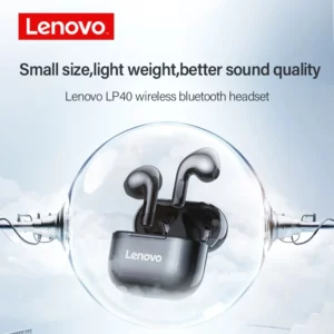 Lenovo LP40PRO/LP40 5pcs Wireless Earphone Bluetooth 5.0 Dual Stereo Noise Reduction Bass Touch Control Long Standby 230mA - Image 3