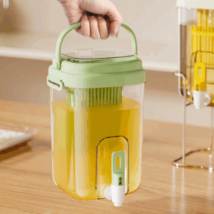 Plastic Cold Water 2L Cold Kettle Jug with Tea Filter Faucet Beverage Dispenser Refrigerator Water Container Drinkware Supplies - Image 2