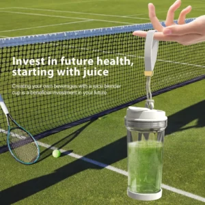 Portable Blender Electric Juicer Fruit Mixer for Kitchen Shakes Smoothies Rechargeable Juice Bottle with 500ml Cup 4000mAh 180W - Image 4