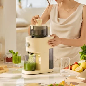 13CM Large Caliber Juicer Home Low-speed Juicer Multifunctional Fruit Vegetable Screw Slow Juicer Commercial Electric Juicer - Image 2