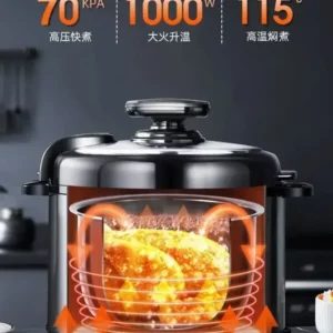 Electric Pressure Cooker - 6 Liters. Household Multifunctional. With Intelligent Reservation. Small Size. Double Pot - Image 5