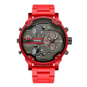 Men Top Brand Luxury Gold Steel Band Large Dial Quartz Wristwatches Man Male Clock Relogio Masculino - Image 5