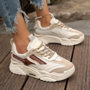 Women Shoes 2024 New Dirt-resistant Fashion Comfortable Loafers Breathable Lightweight Lace Up Sneakers Women Zapatos De Mujer - Image 6