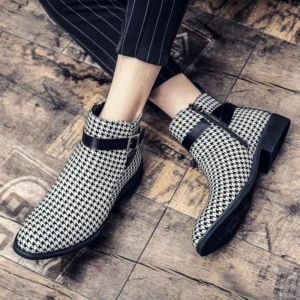 Size 38-48 Classic Men Ankle Boots Luxury and Comfortable Fashion Brand Chelsea Boots Men British Gentleman Social Boots Men - Image 5
